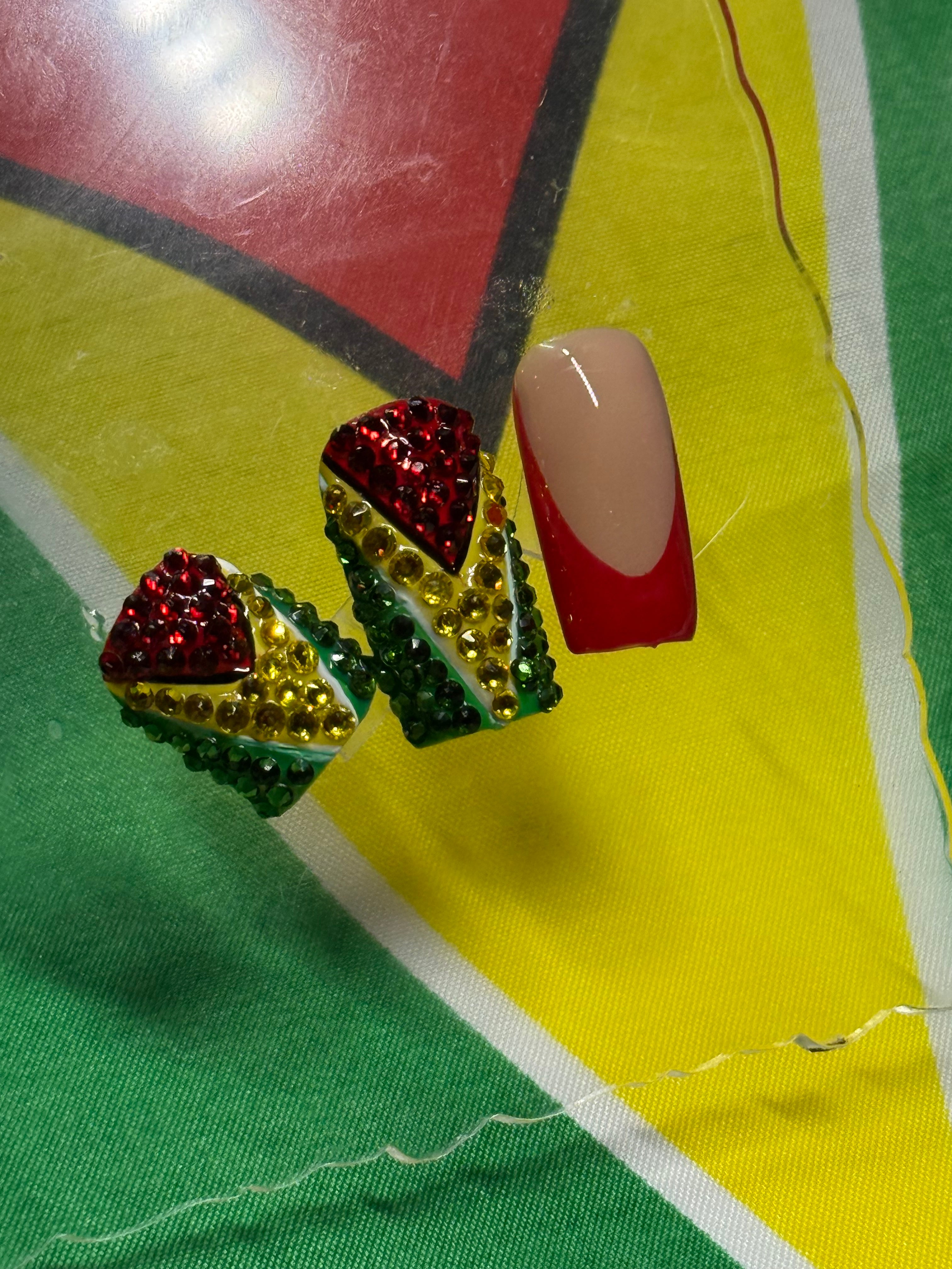 Guyana Nail set
