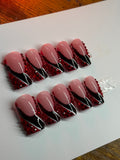 Bling flag nail sets