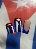 Cuba Nail set Blue
