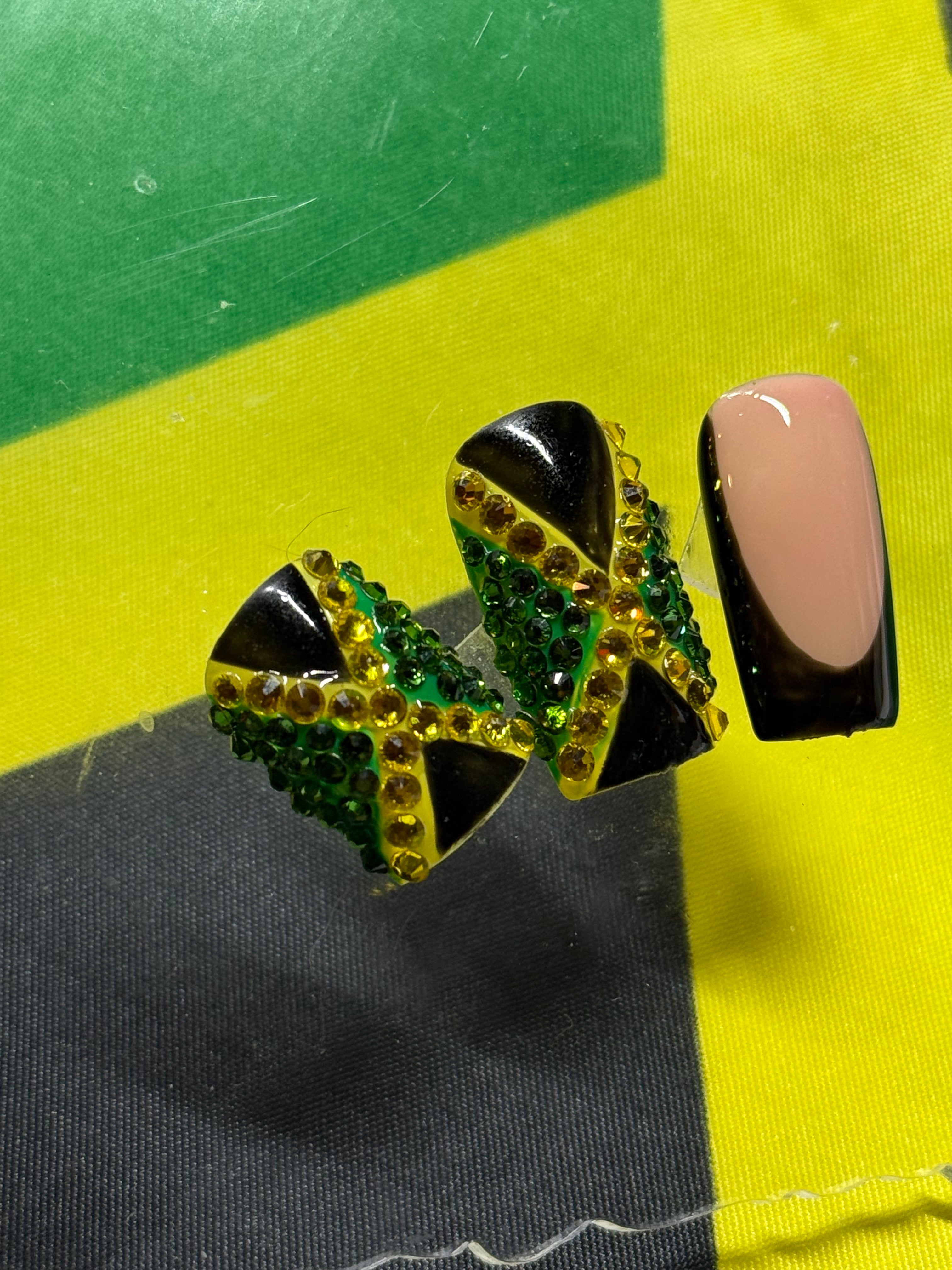 Jamaica Nail set (black)