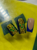 St. Vincent&Grenadines Nail set Blue
